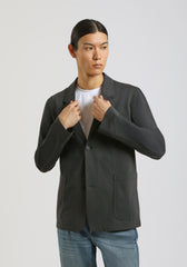 Giacca tinta unita misto cotone|Colore:Blue