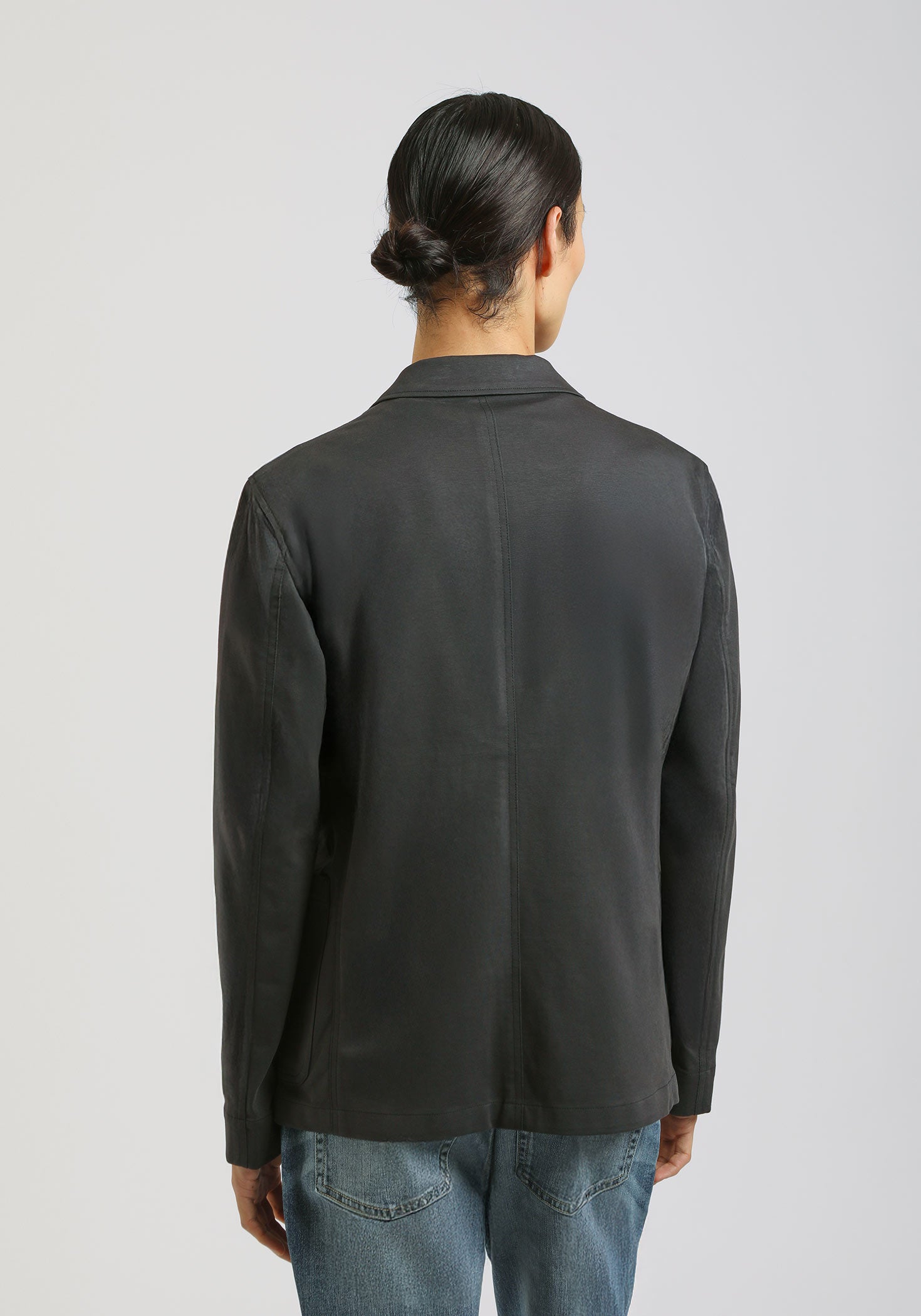 Giacca tinta unita misto cotone|Colore:Blue