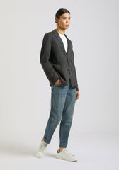 Giacca tinta unita misto cotone|Colore:Blue