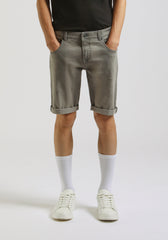 Bermuda di jeans slim fit grigio|Colore:Jeans grigio