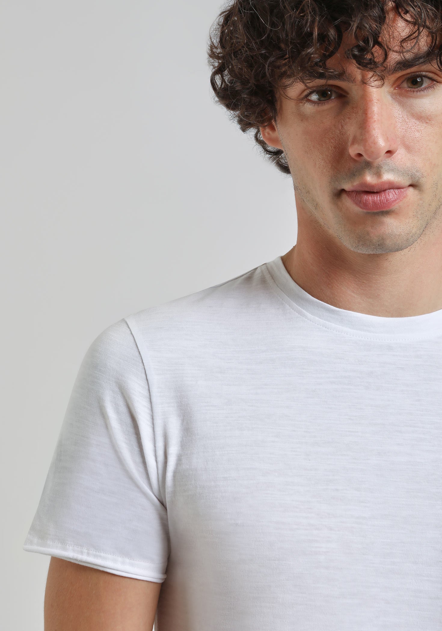 T-shirt basic 100% cotone|Colore:Bianco