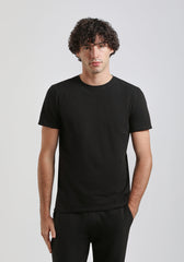 T-shirt basic 100% cotone|Colore:Nero