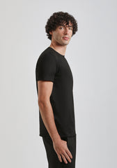 T-shirt basic 100% cotone|Colore:Nero