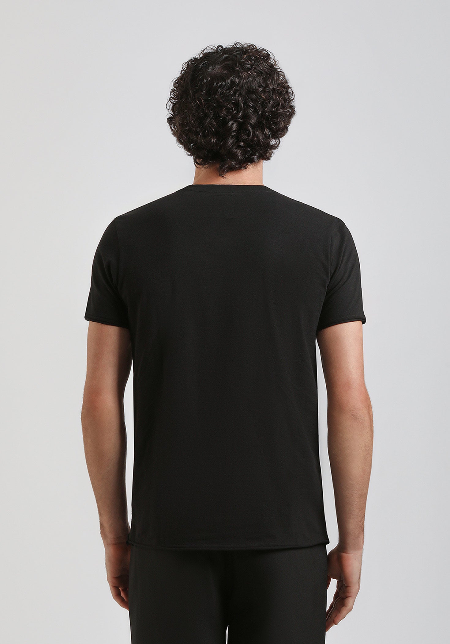 T-shirt basic 100% cotone|Colore:Nero