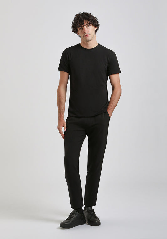 Jogger con laccetto|Colore:Nero