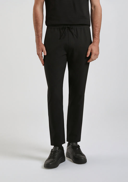 Jogger con laccetto|Colore:Nero