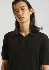 Polo in maglia|Colore:Nero