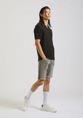 Polo in maglia|Colore:Nero