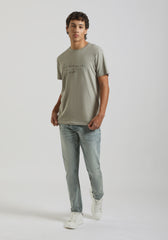 T-shirt con stampa|Colore:Grigio medio