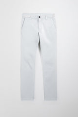 Pantaloni chino in cotone|Colore:Bianco