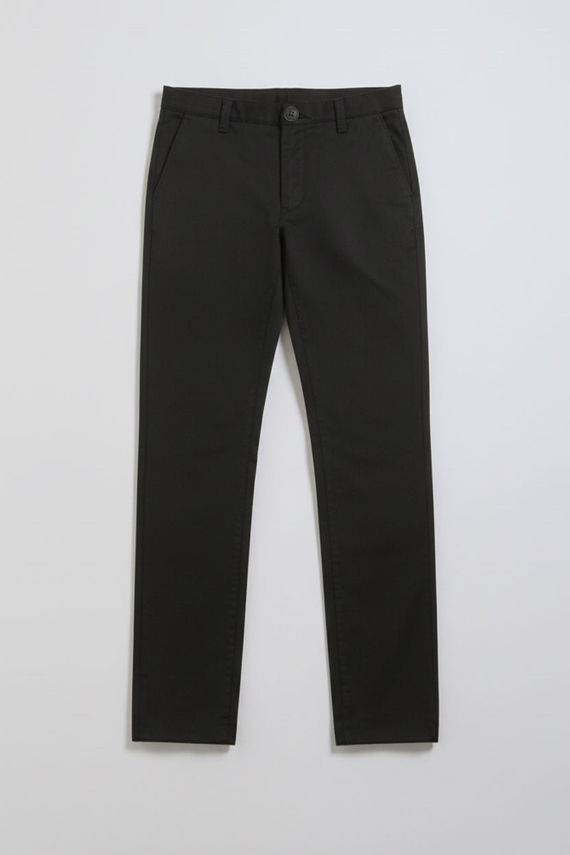 Pantaloni chino in cotone|Colore:Nero
