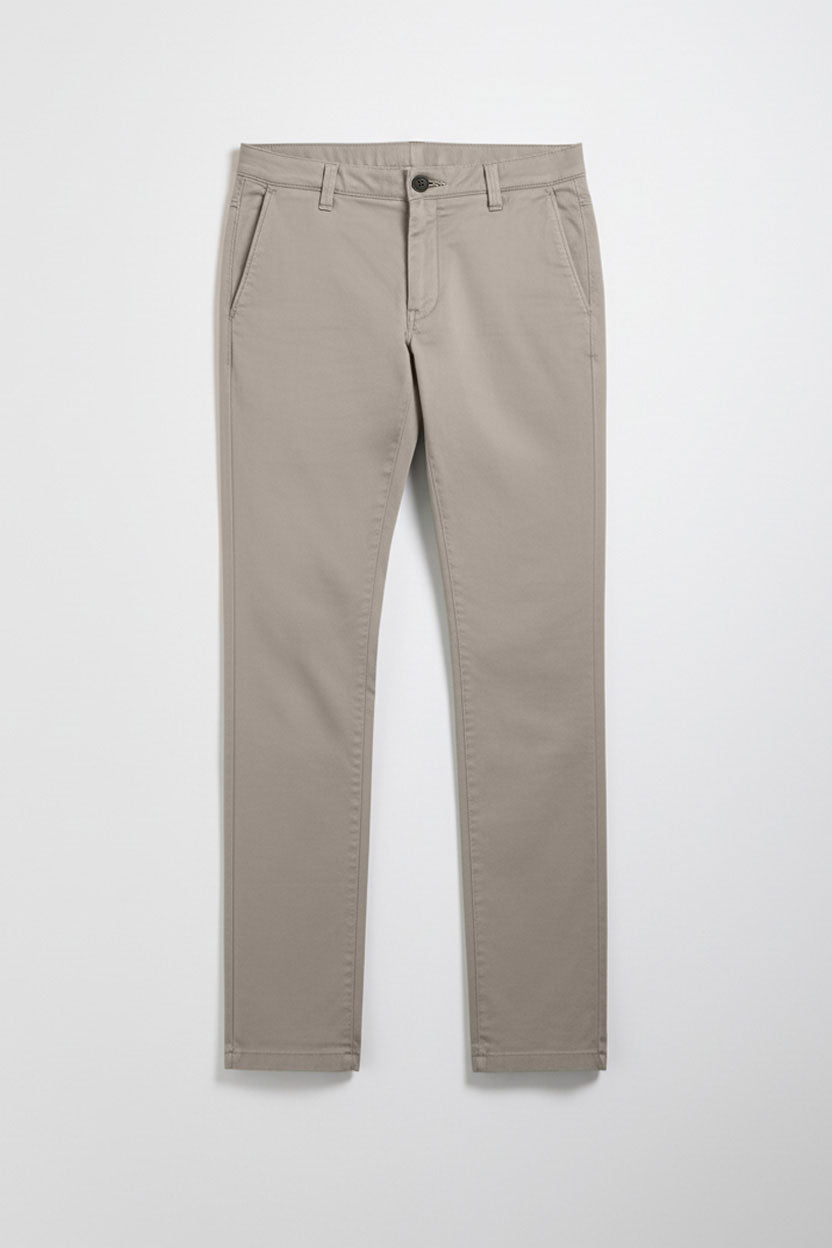 Pantaloni chino in cotone|Colore:Sabbia