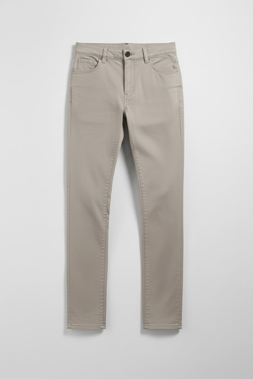 Pantaloni cinque tasche in cotone|Colore:Beige