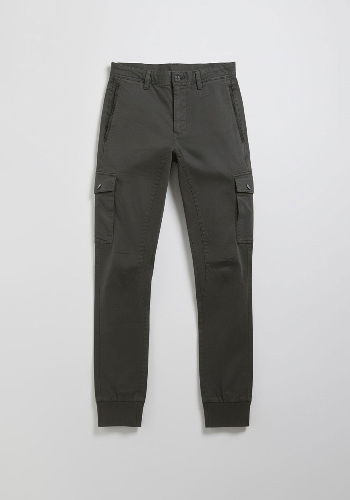 Pantalone cargo in cotone|Colore:Grigio scuro