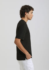 T-shirt strutturata|Colore:Nero