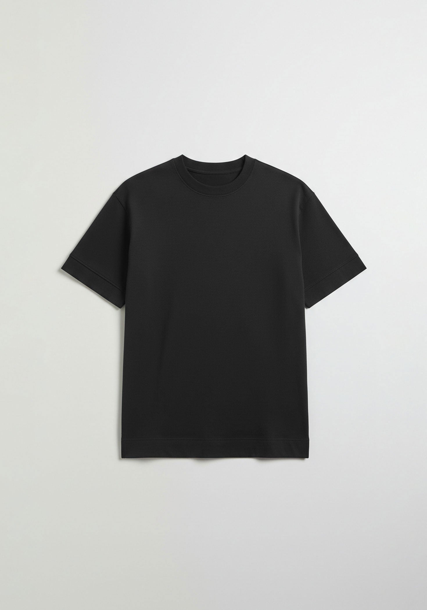 T-shirt strutturata|Colore:Nero