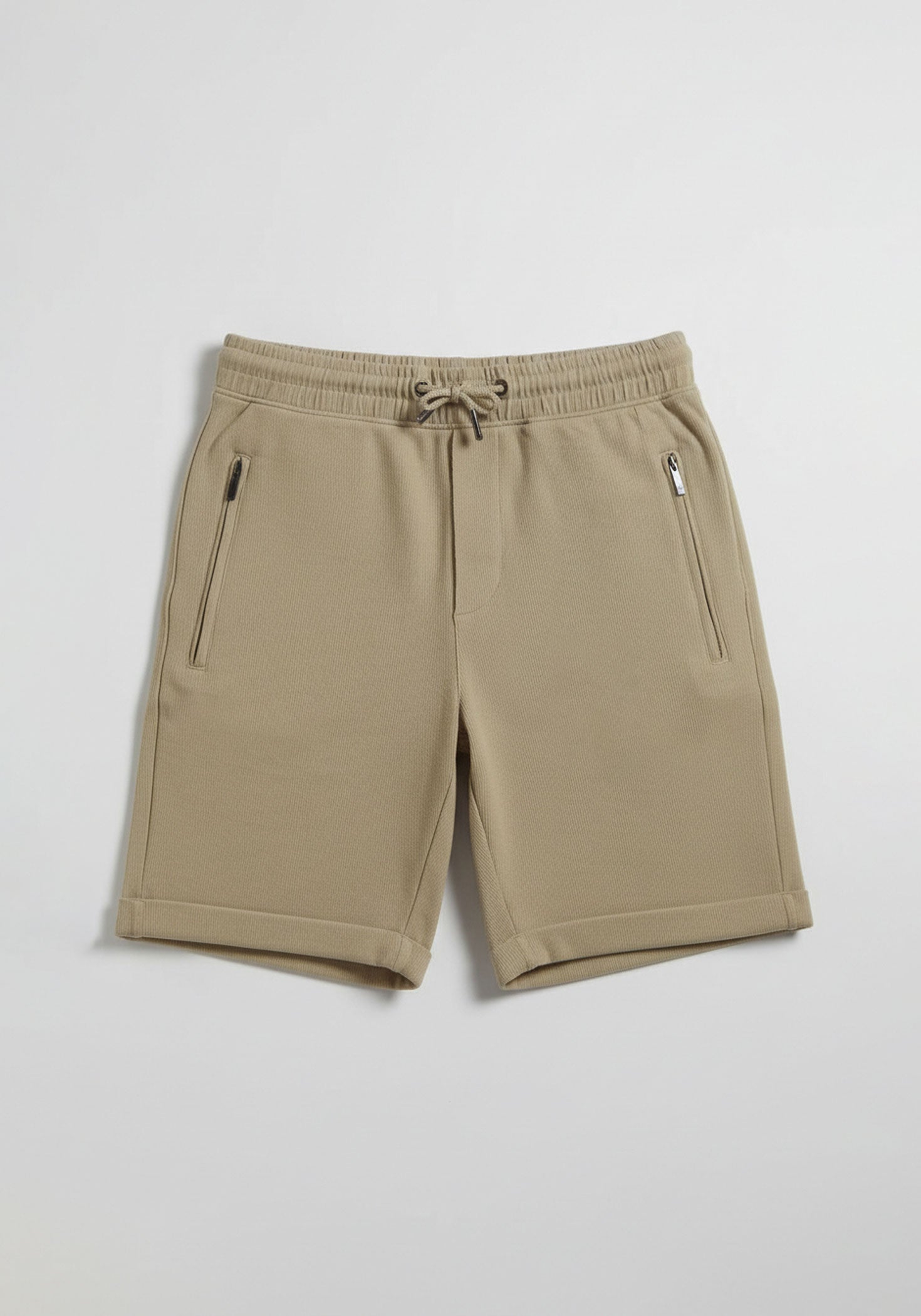 Bermuda in felpa strutturato|Colore:Corda