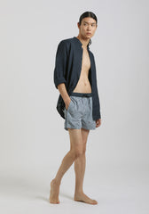 Costume a righe con fantasia|Colore:Blue