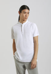 Polo coreana 100% cotone|Colore:Bianco