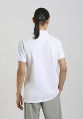 Polo coreana 100% cotone|Colore:Bianco