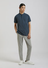 Polo coreana 100% cotone|Colore:Jeans