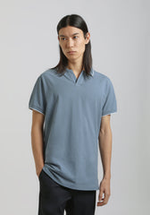 Polo 100% cotone|Colore:Ciano