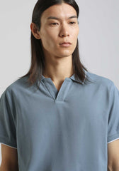 Polo 100% cotone|Colore:Ciano