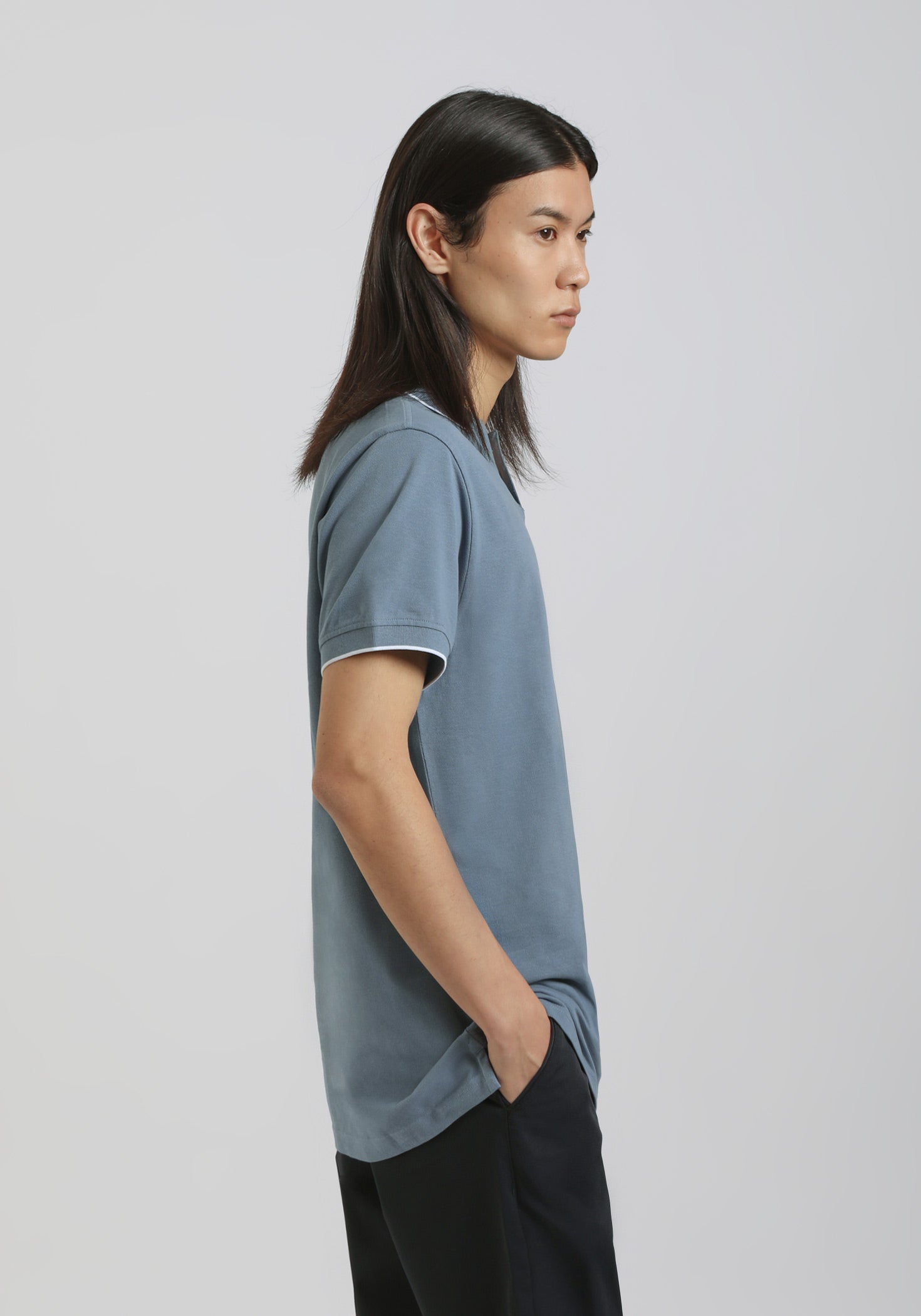 Polo 100% cotone|Colore:Ciano