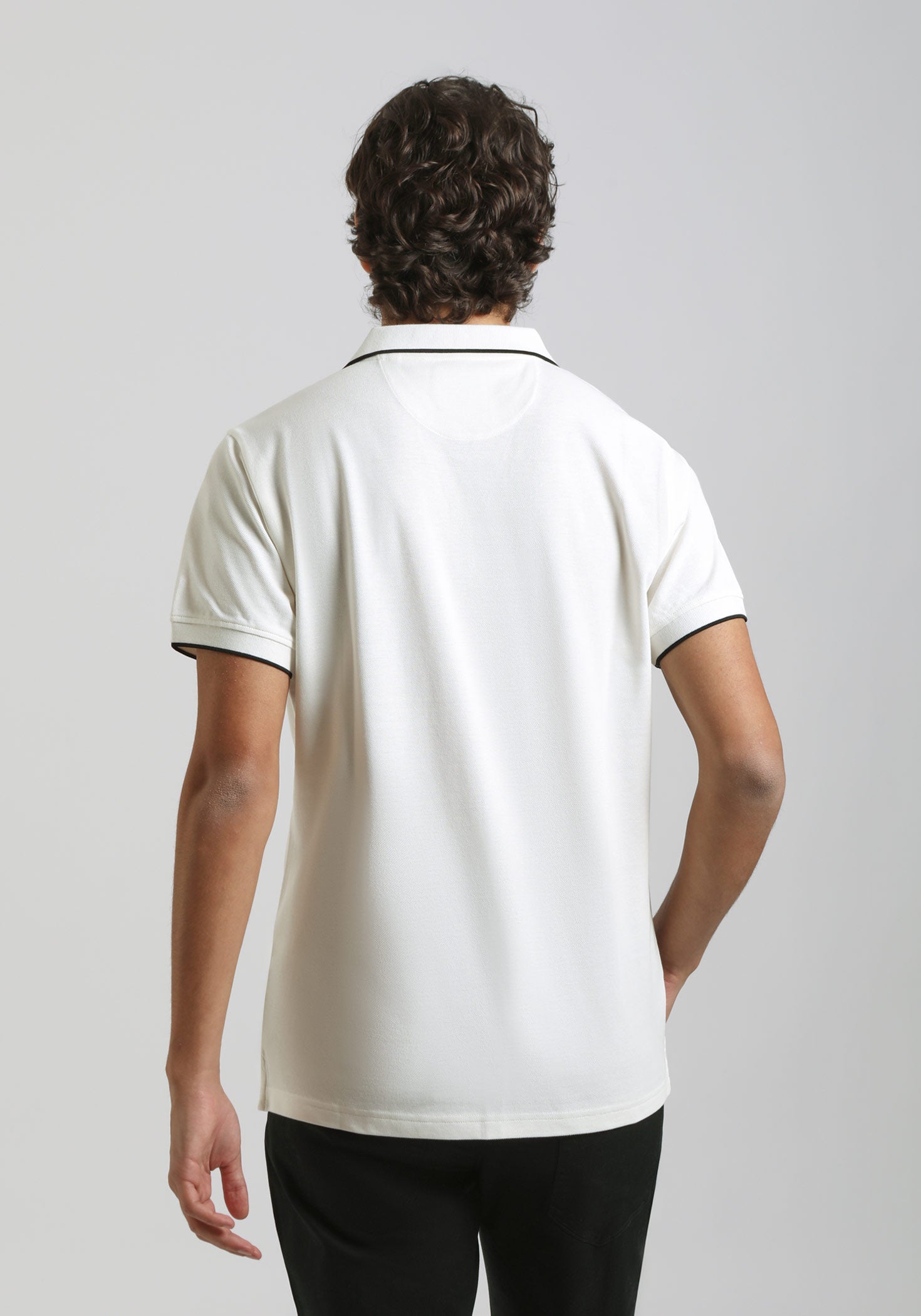 Polo 100% cotone|Colore:Off white