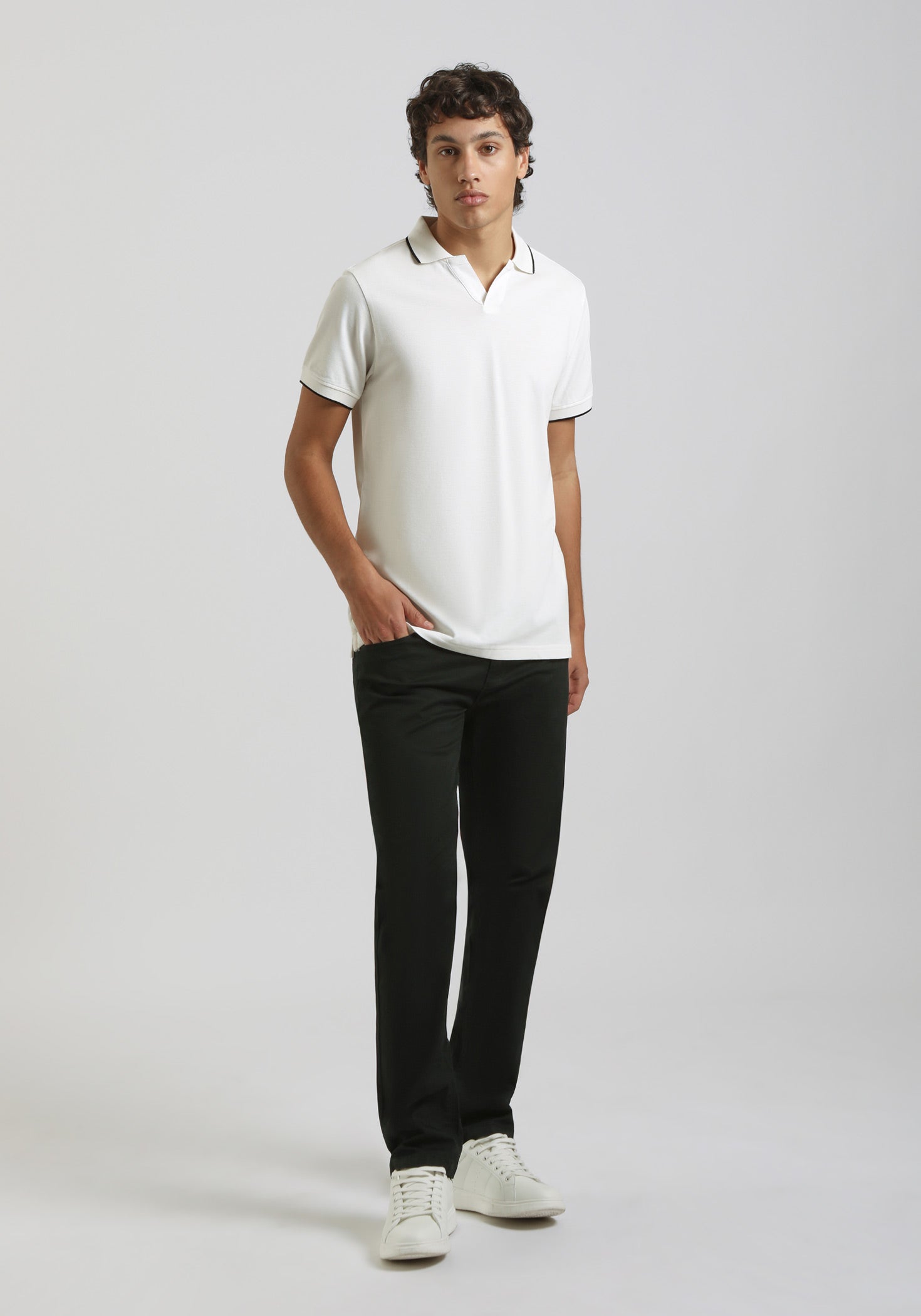 Polo 100% cotone|Colore:Off white