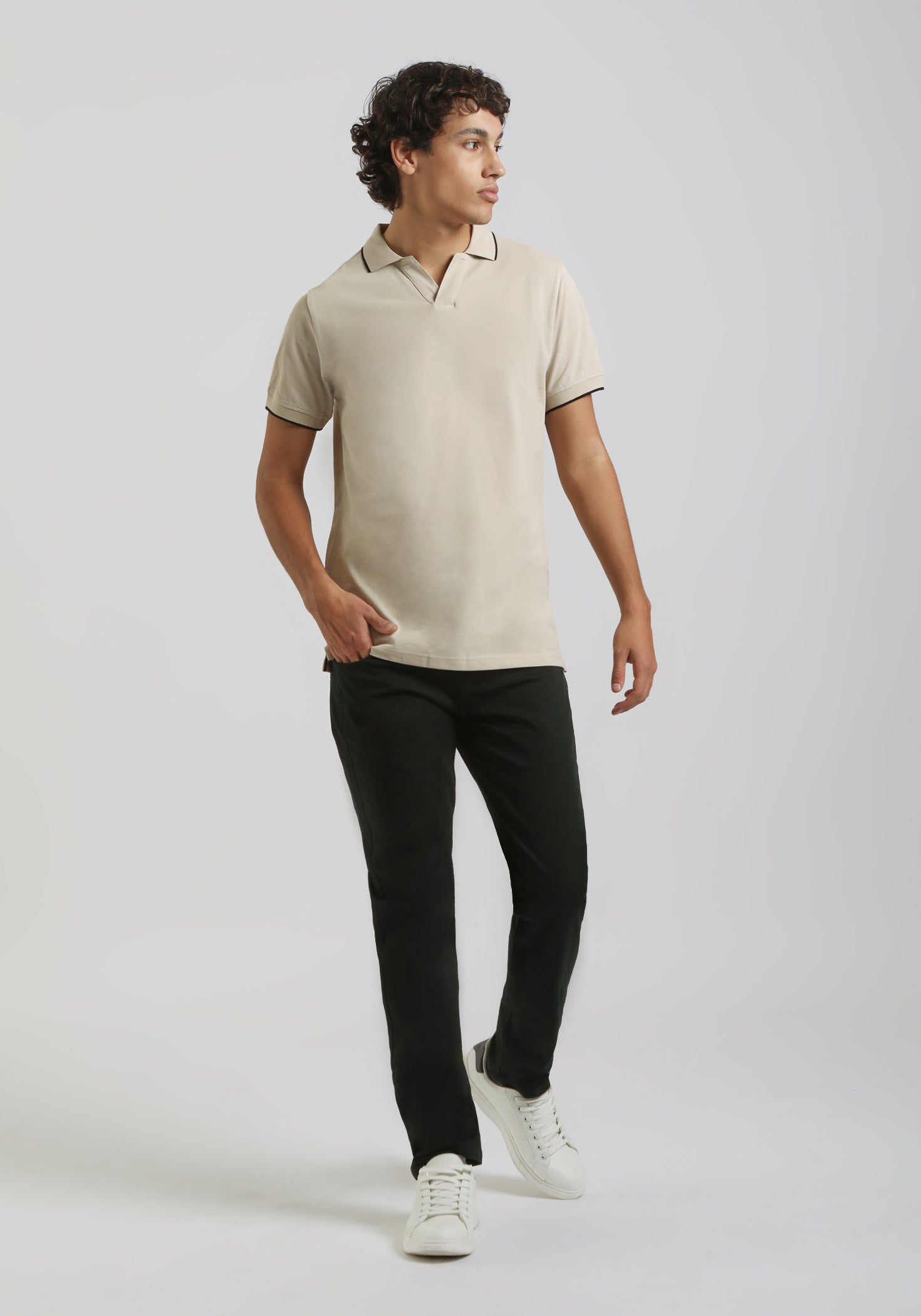 Polo 100% cotone|Colore:Sabbia