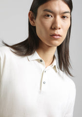 Polo in maglia|Colore:Off white