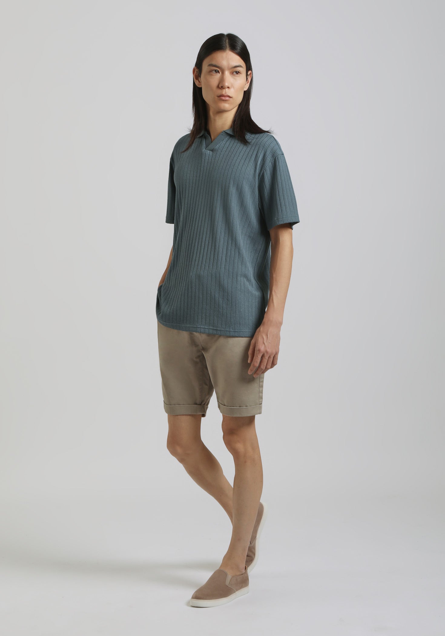 Bermuda chino in cotone|Colore:Sabbia