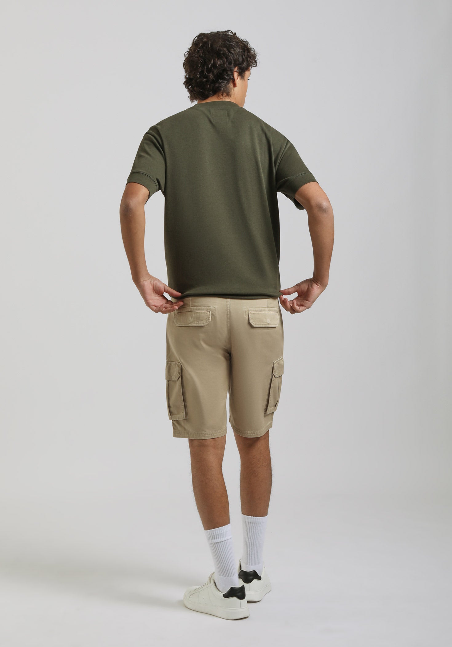 Bermuda cargo 100% cotone|Colore:Corda