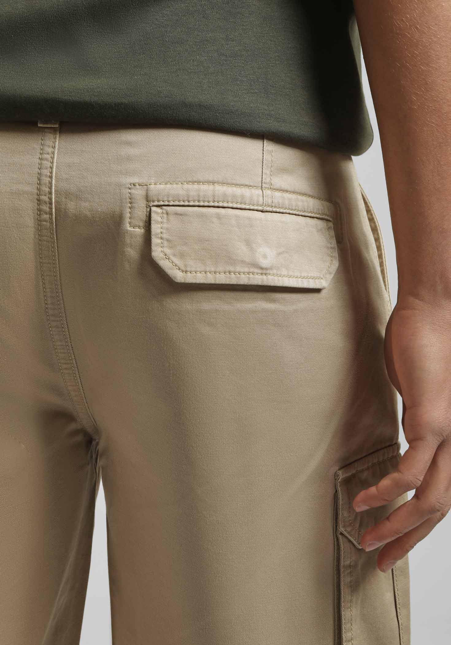 Bermuda cargo 100% cotone|Colore:Corda