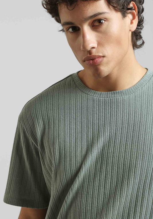 T-shirt strutturata|Colore:Verde