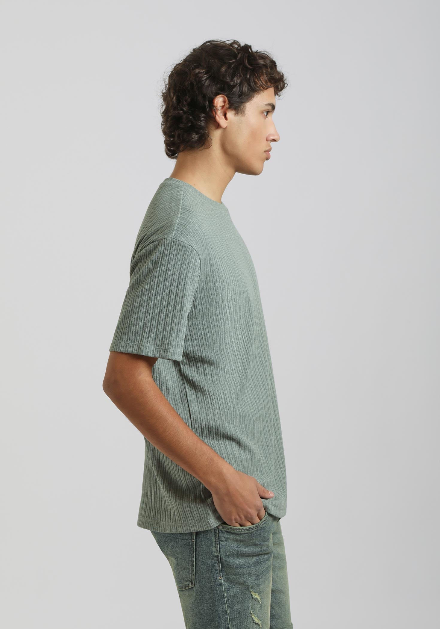 T-shirt strutturata|Colore:Verde
