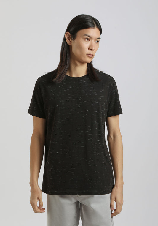 T-shirt twisted 100% cotone|Colore:Nero tw