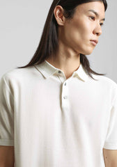 Polo in maglia|Colore:Off white