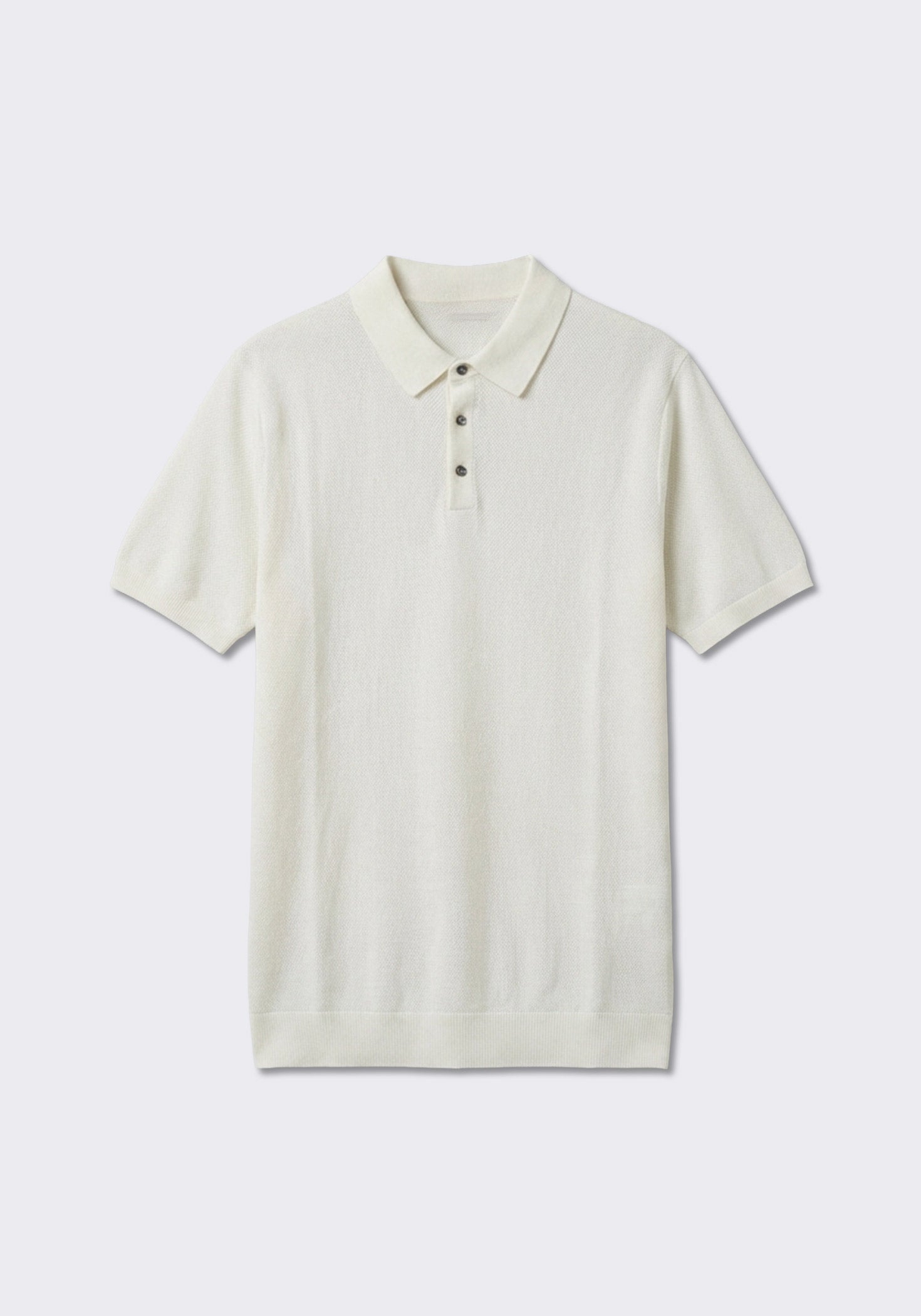 Polo in maglia|Colore:Off white