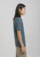 Polo in maglia a coste|Colore:Ciano