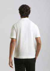 Polo in maglia|Colore:Off white