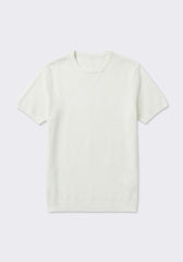 T-shirt in maglia|Colore:Off white
