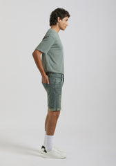 Bermuda di jeans slim fit effetto sabbia|Colore:Jeans