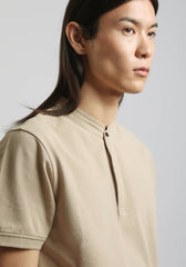 Polo coreana 100% cotone|Colore:Beige