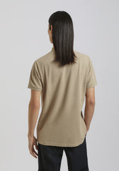 Polo coreana 100% cotone|Colore:Beige