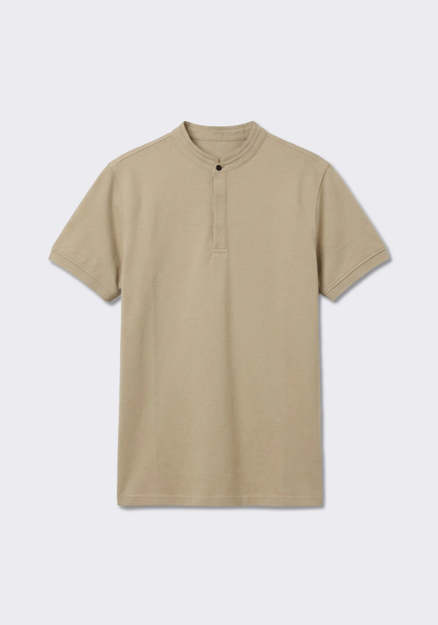 Polo coreana 100% cotone|Colore:Beige
