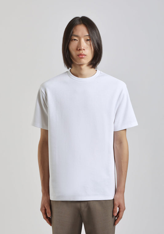 T-shirt strutturata|Colore:Bianco