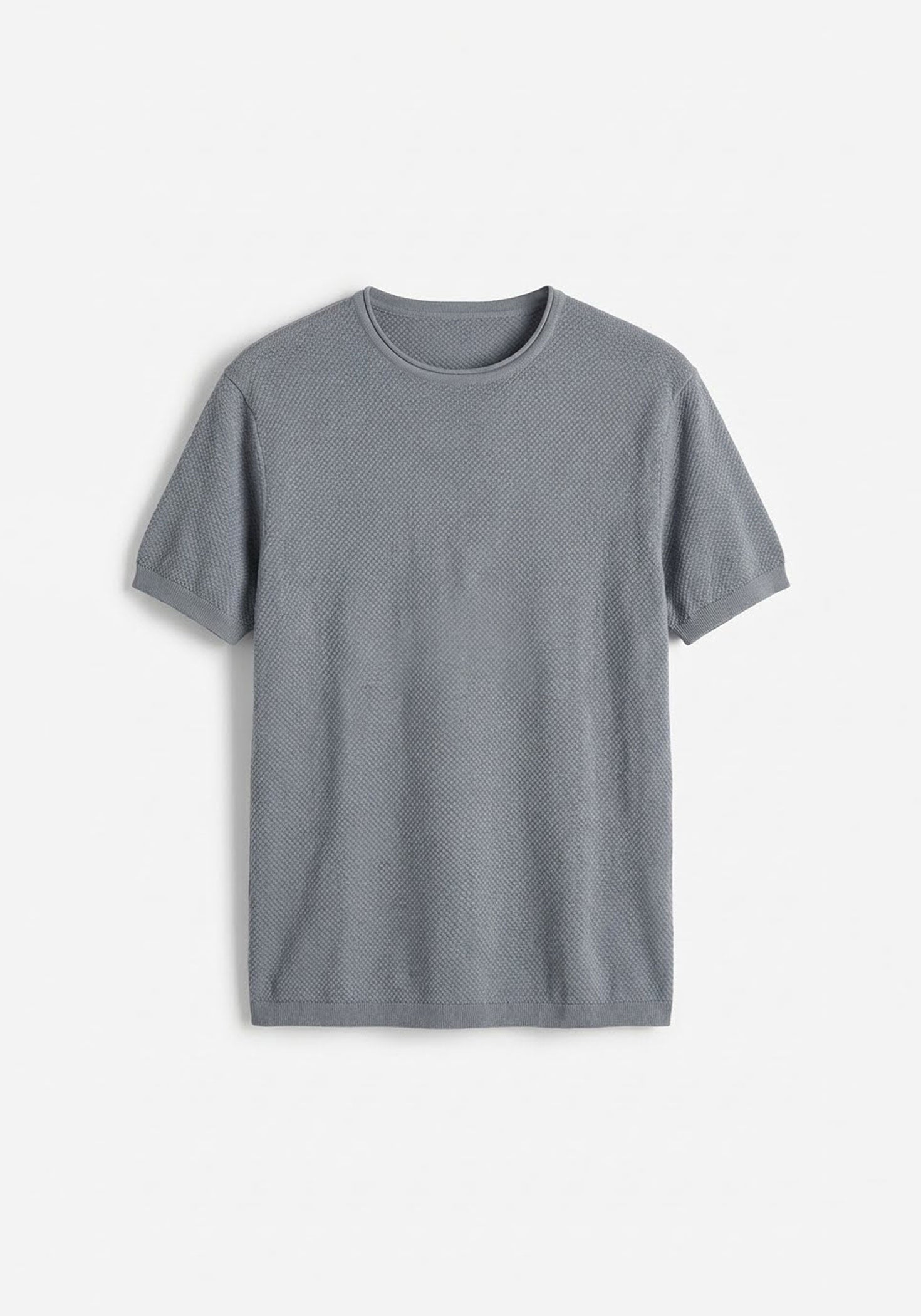 T-shirt in maglia|Colore:Ciano