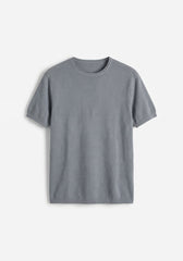 T-shirt in maglia|Colore:Ciano
